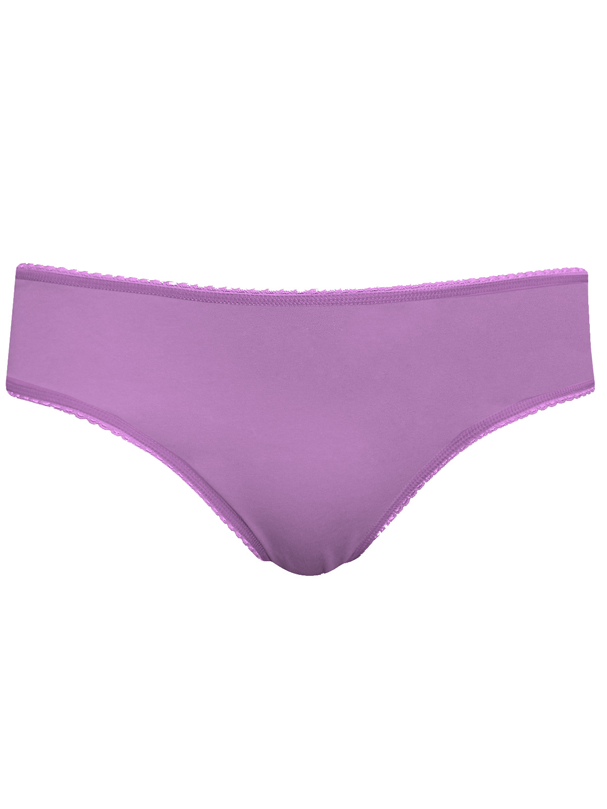 Marks and Spencer - - M&5 BRIGHT-MAUVE Scallop Lace Trim Brazilian ...