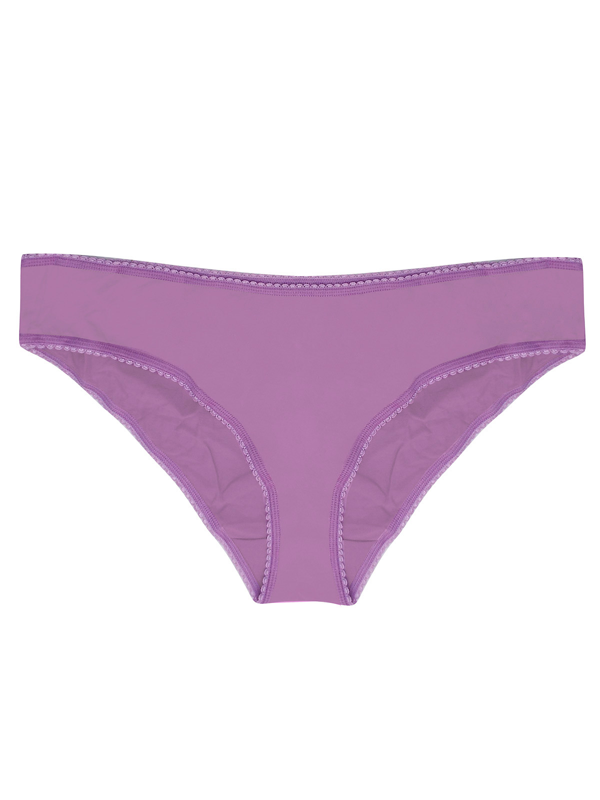 Marks and Spencer - - M&5 BRIGHT-MAUVE Scallop Lace Trim Brazilian ...