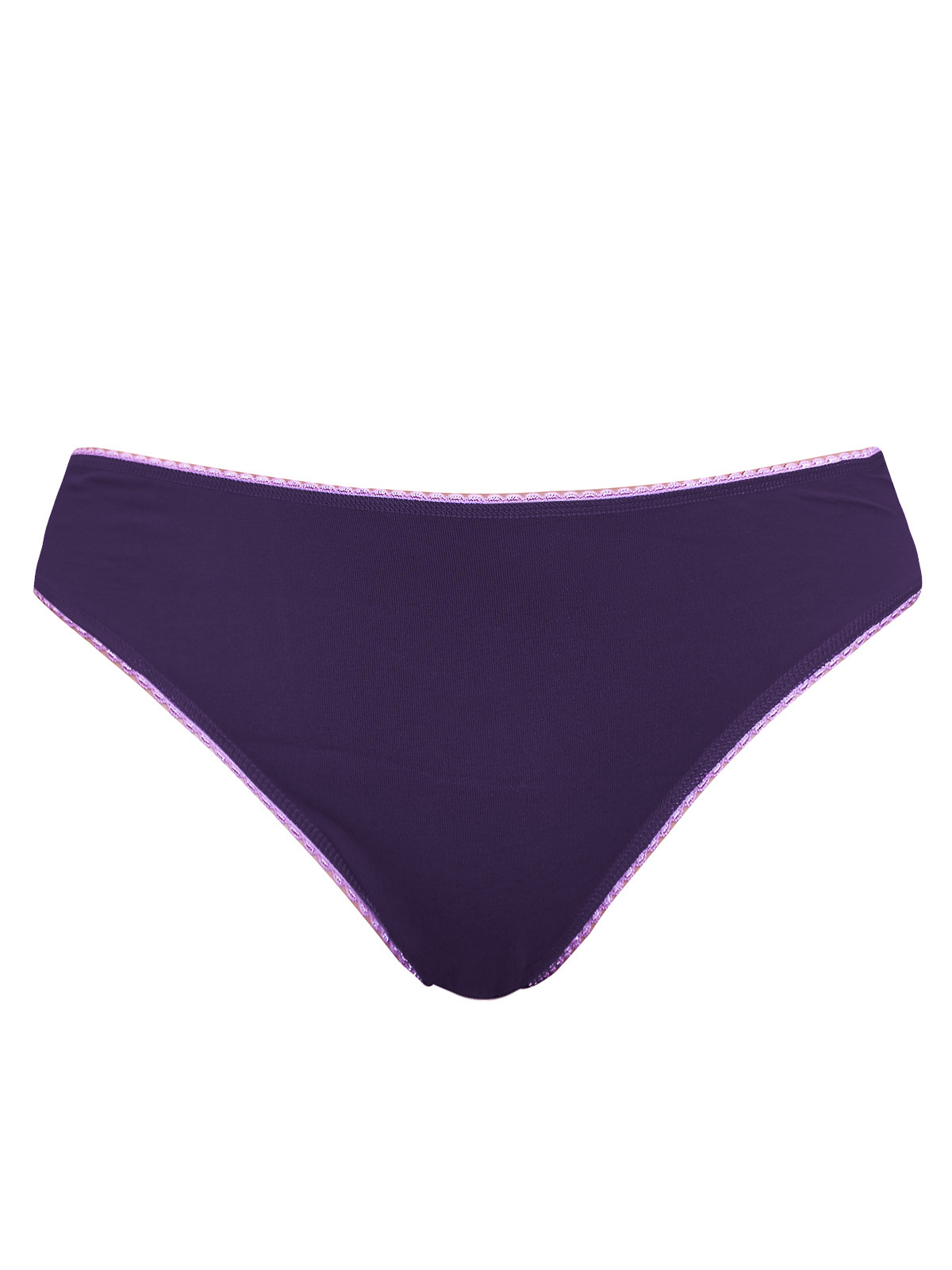 Marks and Spencer - - M&5 PLUM Scallop Lace Trim Brazilian Knickers ...