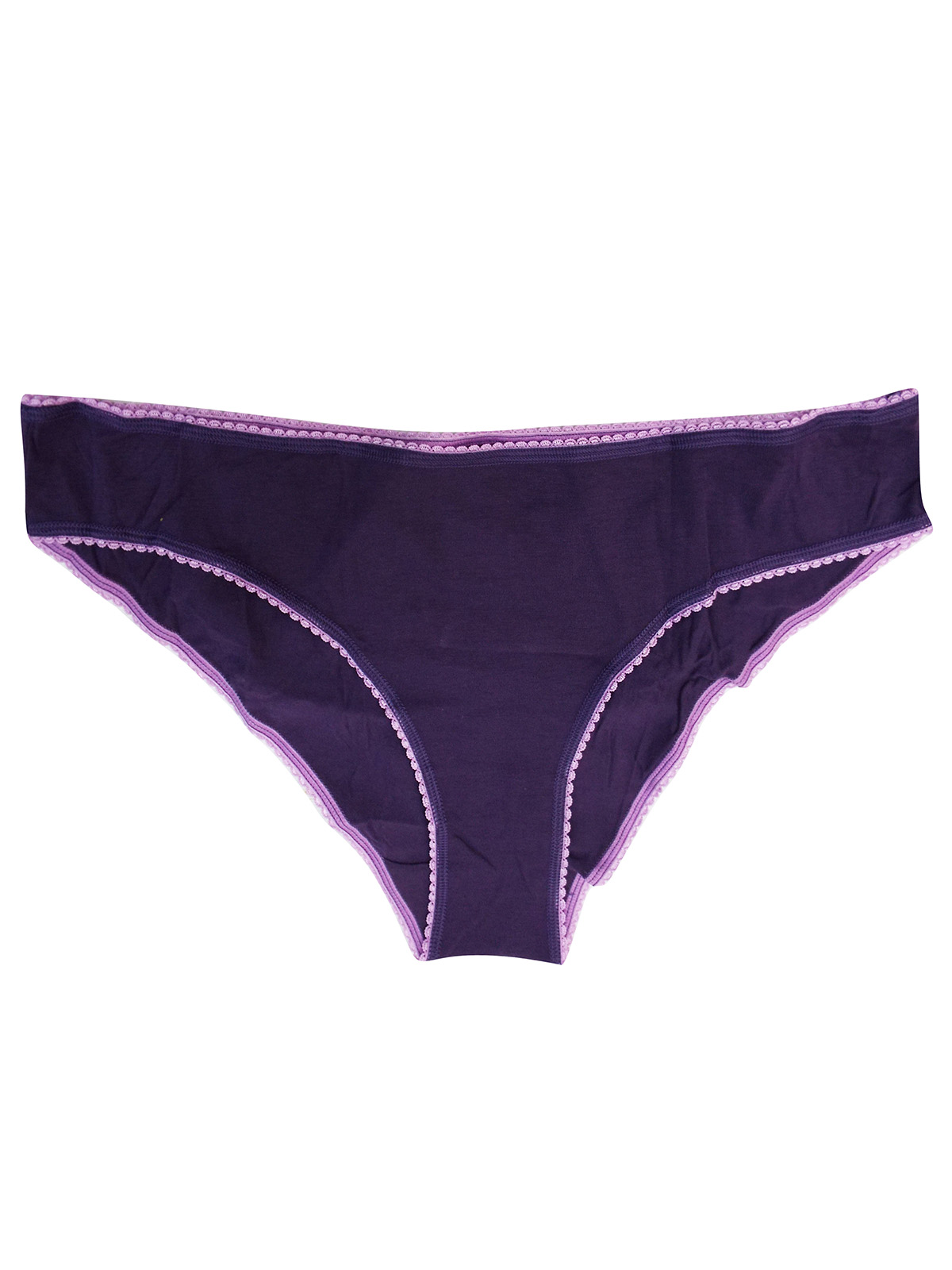 Marks and Spencer - - M&5 PLUM Scallop Lace Trim Brazilian Knickers ...