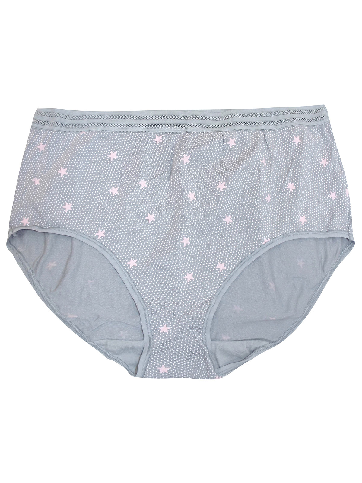 Marks and Spencer - - M&5 GREY Modal Blend Star Print Midi Knickers ...
