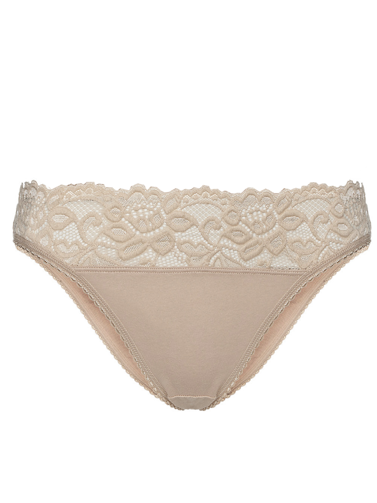 Marks and Spencer M&5 FAWN Cotton Rich Bikini Knickers Plus Size 18