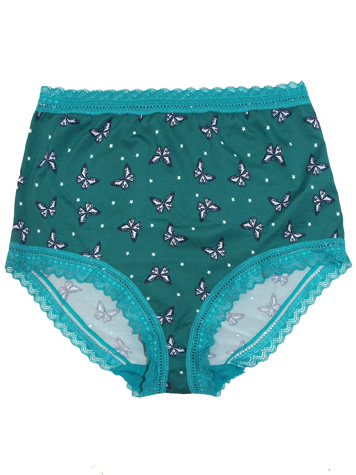 Marks and Spencer - - M&5 GREEN Butterfly & Star Print High Waisted ...