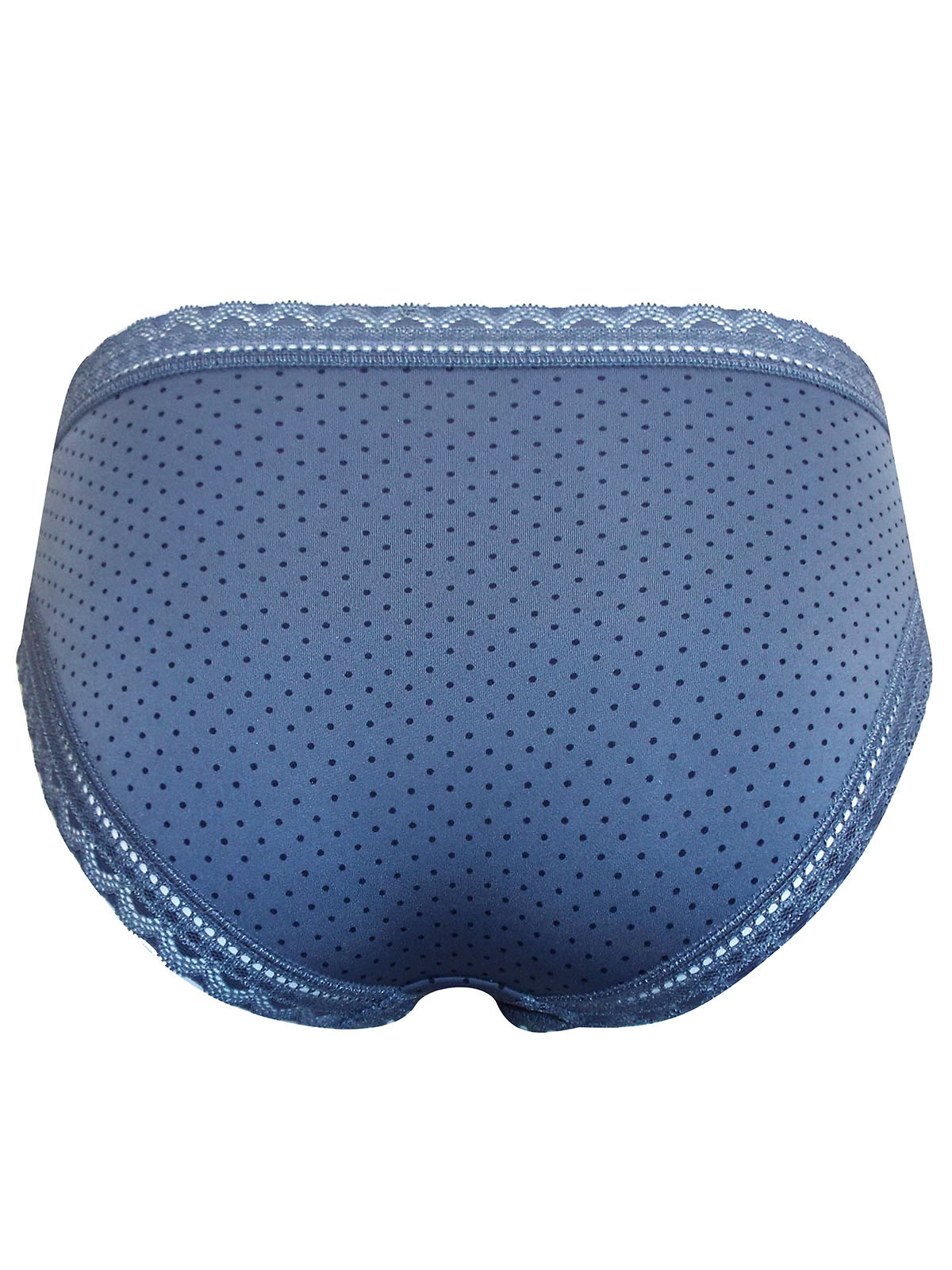 Marks and Spencer - - M&5 NAVY Spot Print No VPL High Leg Knickers ...