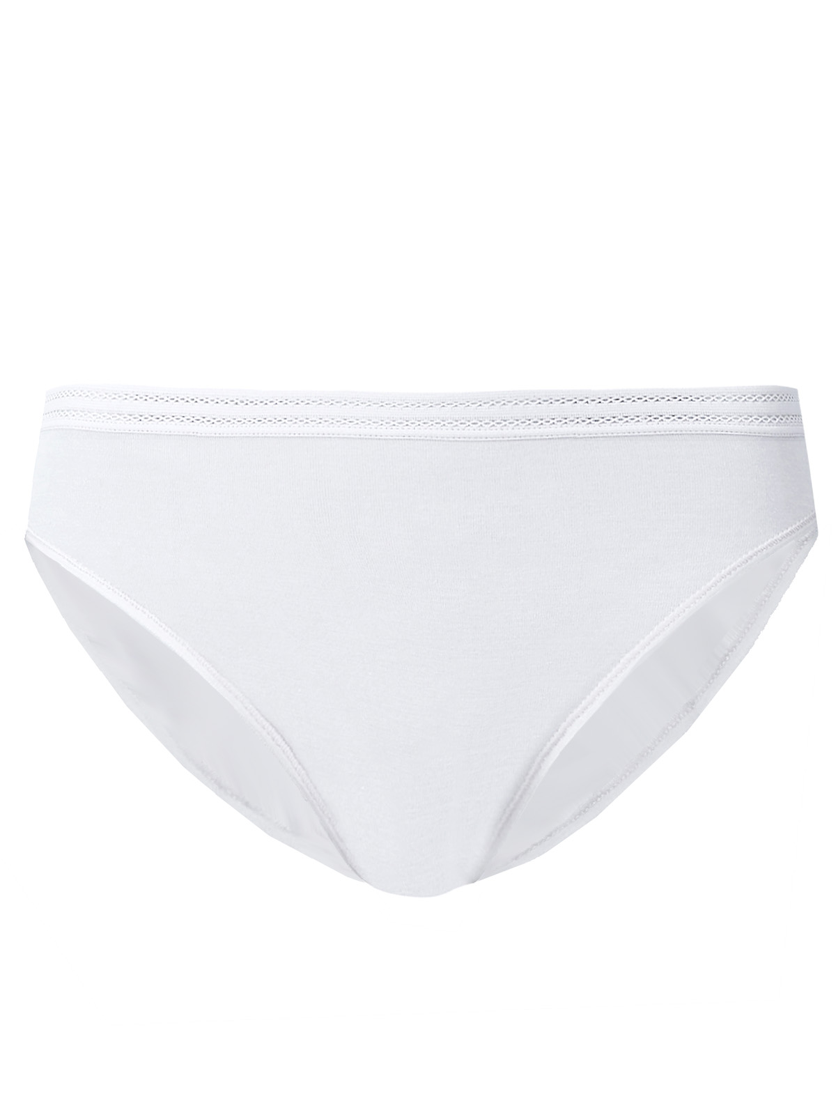 Marks and Spencer - - M&5 WHITE No VPL Modal Cotton High Leg Knickers ...