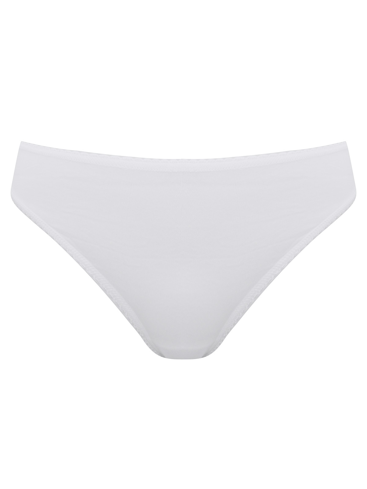 Marks and Spencer - - M&5 WHITE Cotton Rich Brazilian Knickers - Plus ...
