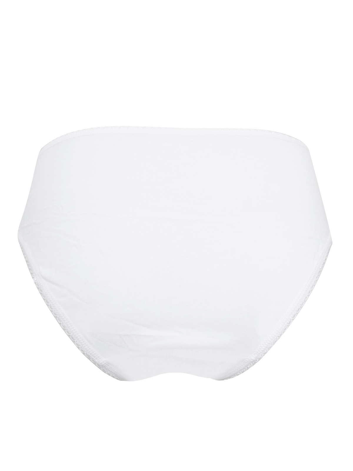 Marks and Spencer M&5 WHITE Cotton Rich Brazilian Knickers Plus