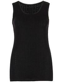 M&5 BLACK 2-Pack Thermal Pointelle Built Up Shoulder Vests - Size 6 to 22 M&5 BLACK 2-Pack Thermal Pointelle Built Up Shoulder Vests - Size 6 to 22