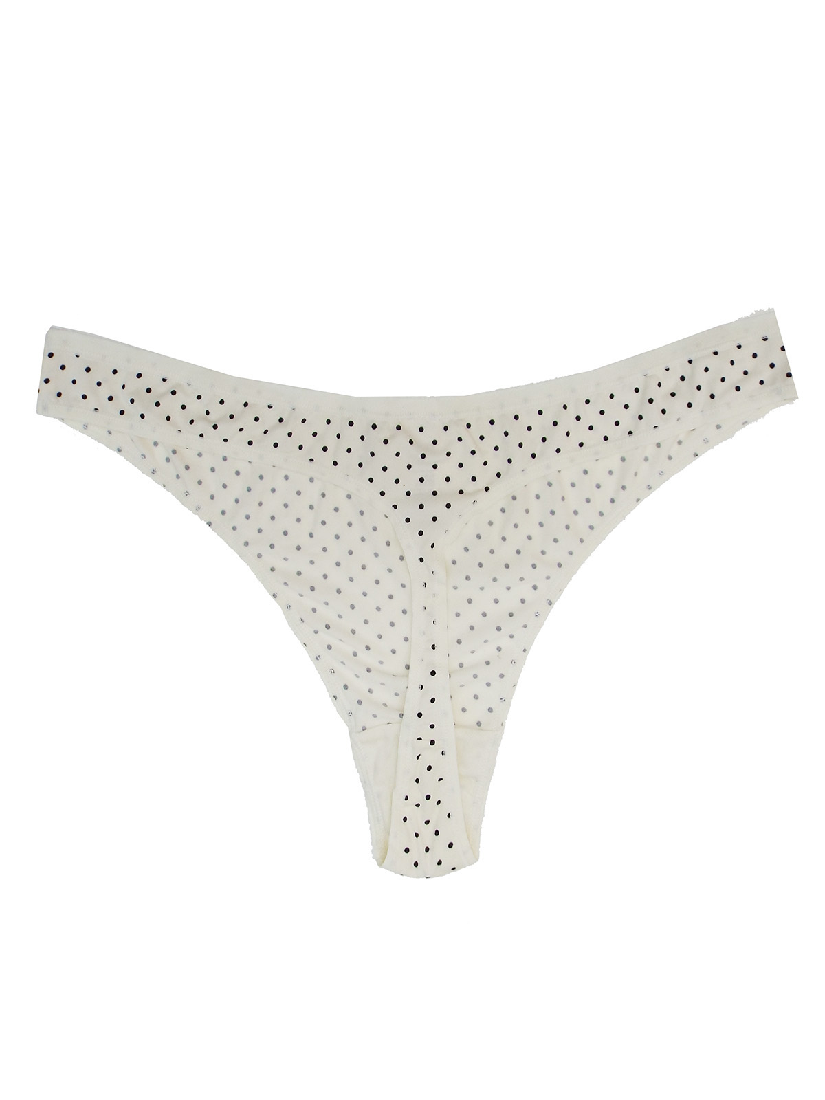 Marks and Spencer - - M&5 BLACK Spot Print No VPL Thong - Plus Size 14 ...