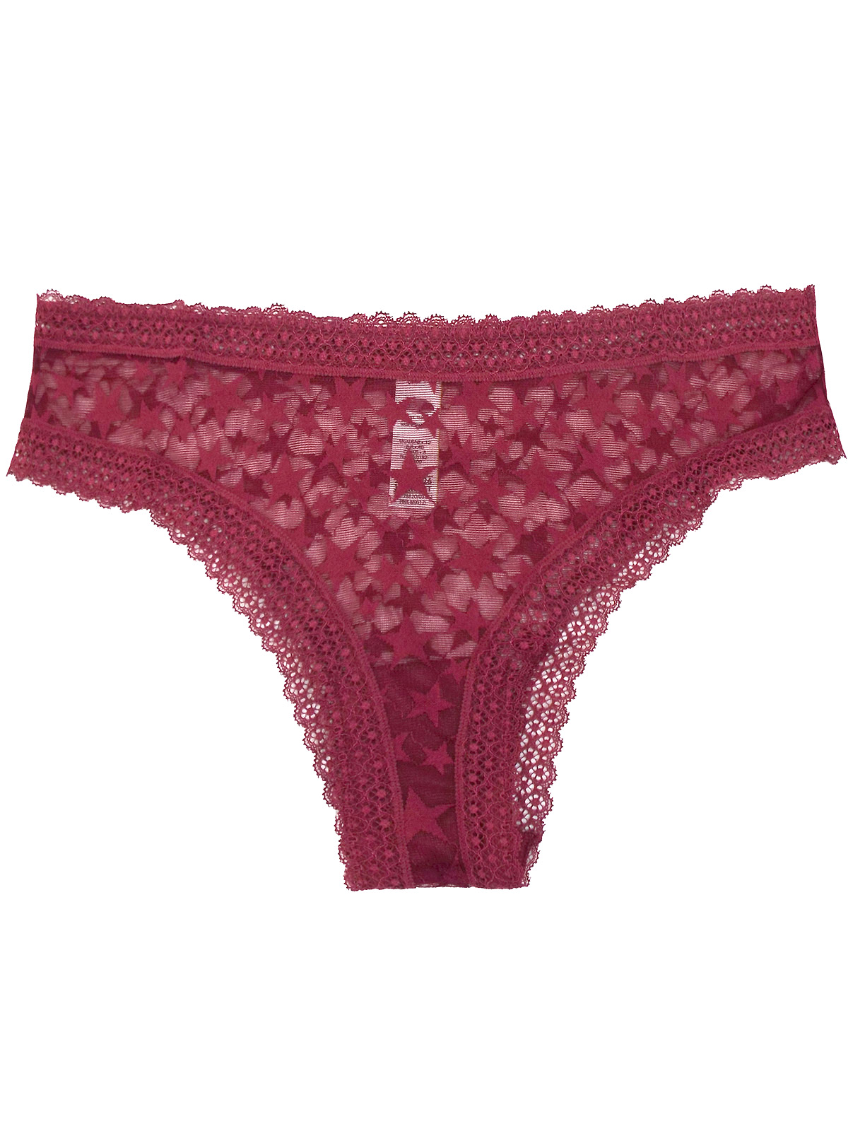 Marks and Spencer - - M&5 BURGUNDY All Over Lace Mini Knickers - Size 6 ...