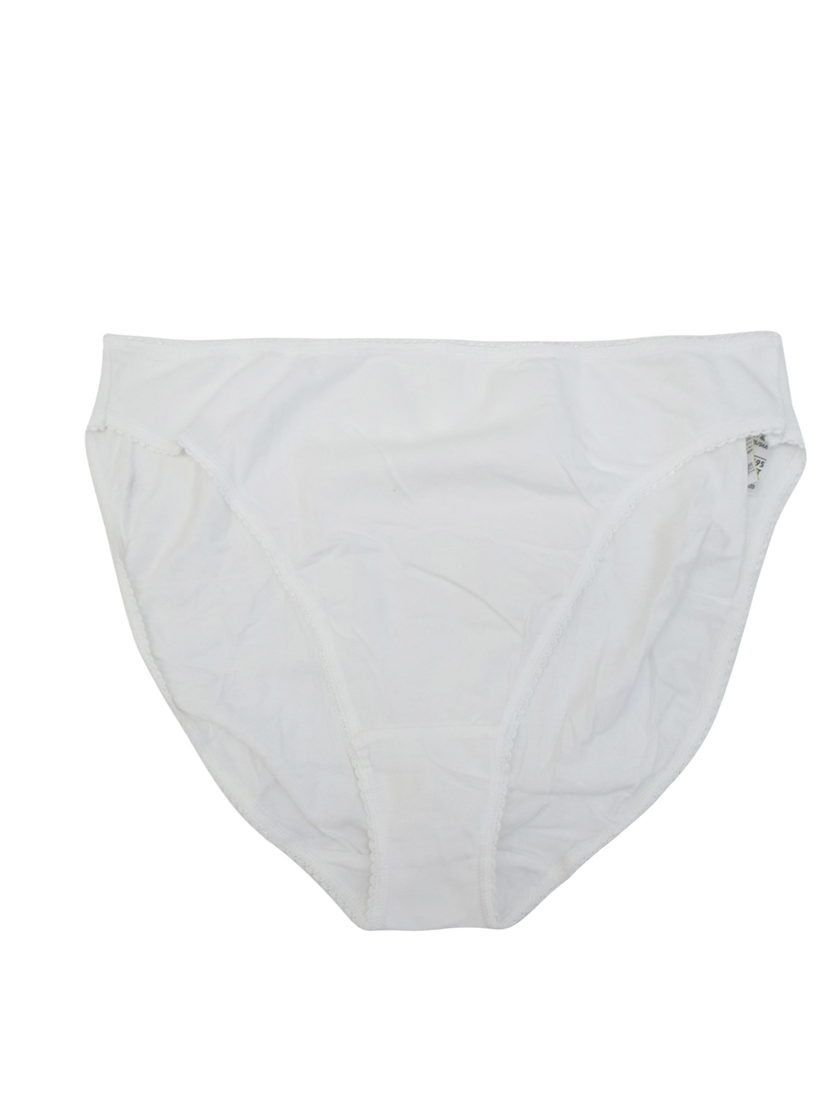 Marks and Spencer - - M&5 WHITE Cotton Rich High Leg Knickers - Plus ...