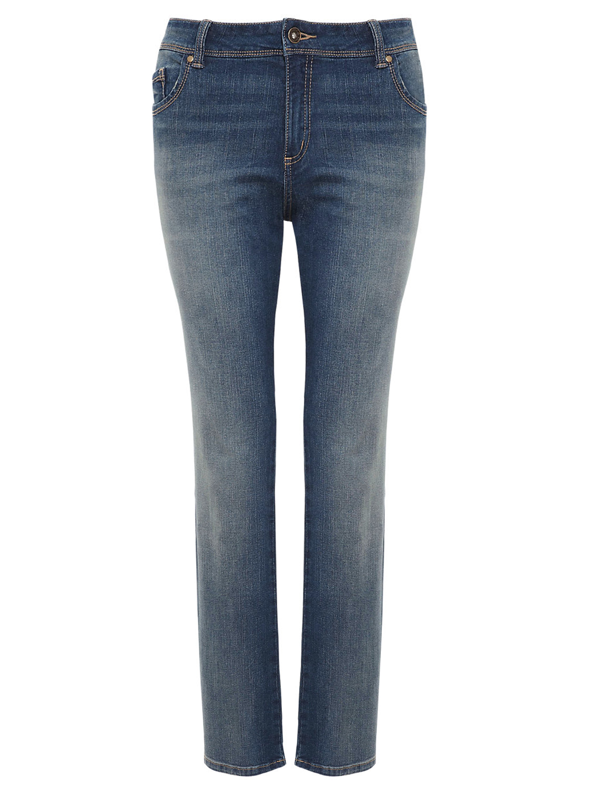 Marks and Spencer - - M&5 INDIGO Straight Leg Denim Jeans - Size 10 to 18