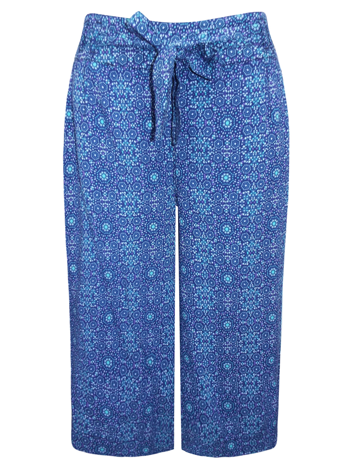 Marks and Spencer - - M&5 NAVY Kaleidoscope Print Culottes - Size 8 to 10