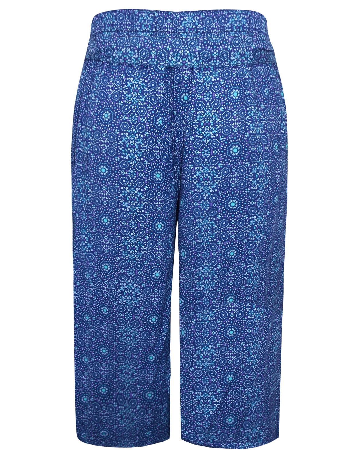 Marks and Spencer - - M&5 NAVY Kaleidoscope Print Culottes - Size 8 to 10