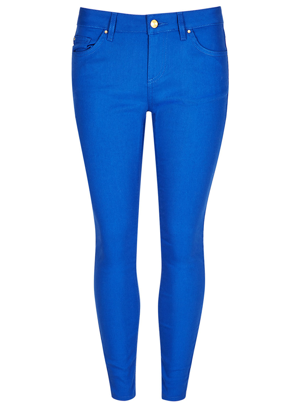 Marks and Spencer - - M&5 COBALT Supersoft Skinny Jeans - Size 12