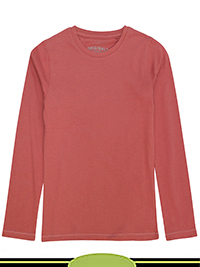 SALMON Older Boys Pure Cotton Long Sleeve Top - Age 6/7Y to 15/16Y