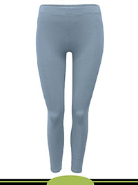 PALE-BLUE Teen Girls Cotton Rich Leggings - Age 11/12Y to 15/16Y