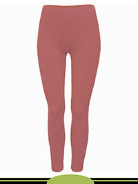 SALMON-PINK Teen Girls Cotton Rich Leggings - Age 10/11Y to 15/16Y