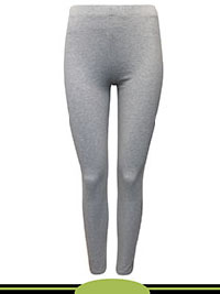 LIGHT-GREY Teen Girls Cotton Rich Leggings - Age 10/11Y to 15/16Y