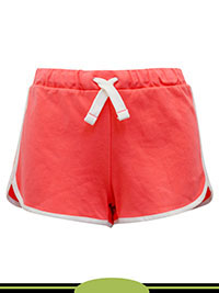 CORAL Older Girls Pure Cotton Runner Shorts - Age 6/7Y to 13/14Y