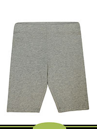 LIGHT-GREY Older Girls Cotton Rich Cycling Shorts - Age 6/7Y to 10/11Y