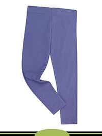 VIOLET Older Girls Cotton Rich Plain Leggings - Age 6/7Y to 10/11Y