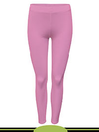 BABY-PINK Teen Girls Cotton Rich Leggings - Age 10/11Y to 15/16Y