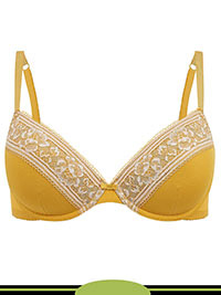 OCHRE Lace Padded Plunge Wired Bra - Size 30 to 34 (D-DD)