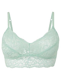 MINT Louisa Lace Non-Padded Bralet - Plus Size 16 to 22