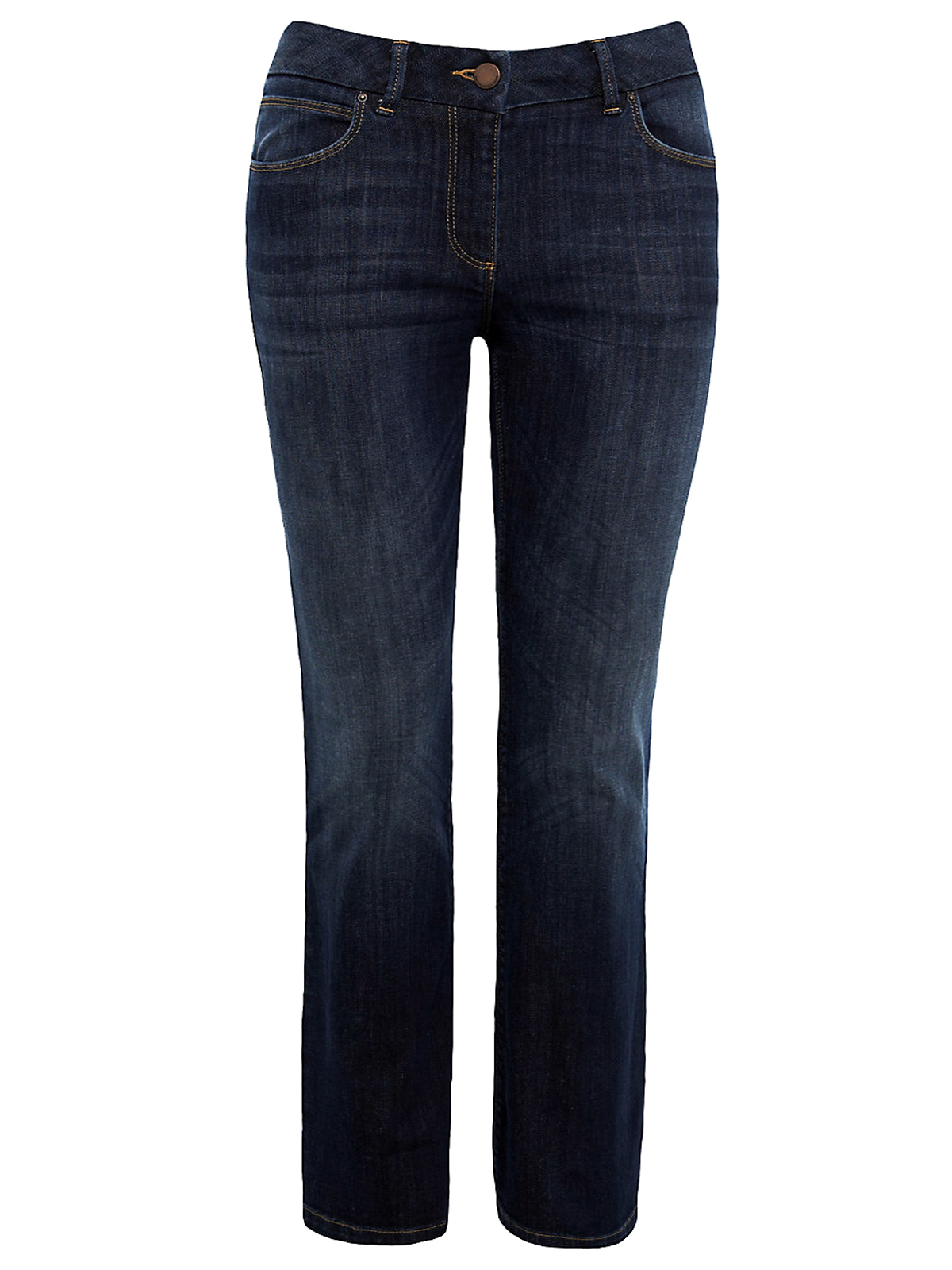 Marks and Spencer - - M&5 DARK-INDIGO Petite Slim Bootleg Denim Jeans ...