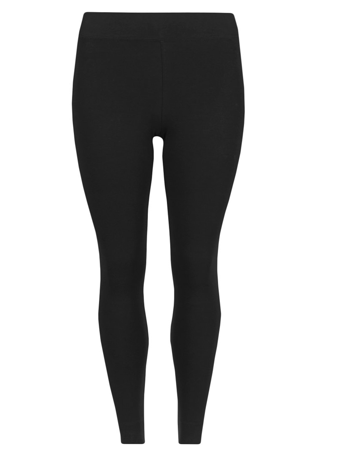 Marks and Spencer - - M&5 BLACK Petite Cotton Rich Leggings - Size 6 to 18