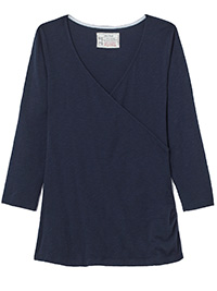 WS NAVY Wrap Me Up Jersey Tee - Size 10 to 12