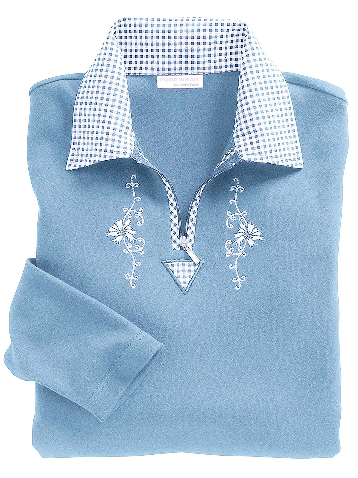 Mayfair Gingham Basic Short/White Polo Set