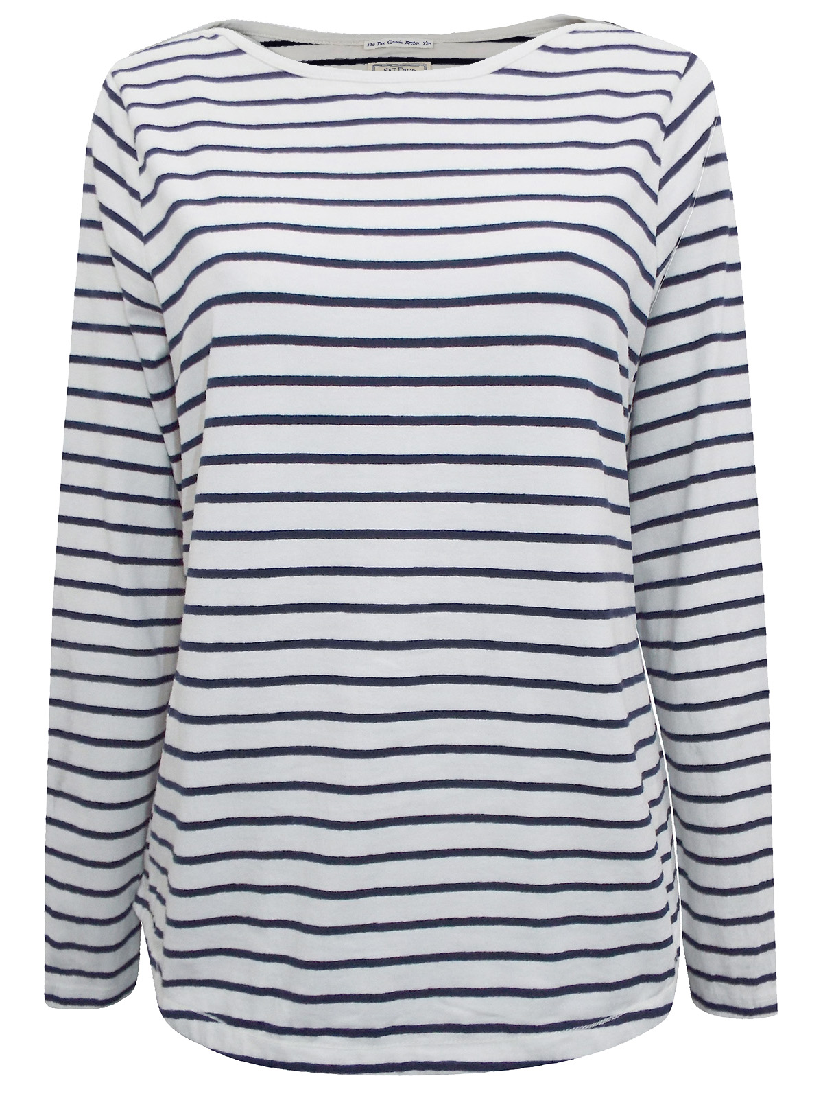 FAT FACE - - Fat Face The Classic Breton Tee, White Navy Stripe - sizes ...
