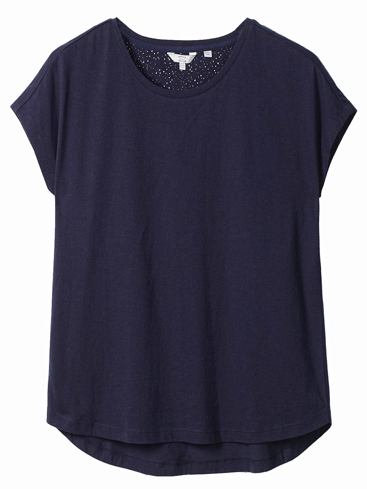 FAT FACE - - Fat Face NAVY Ivy Cotton Modal Relaxed T-Shirt - Size 12