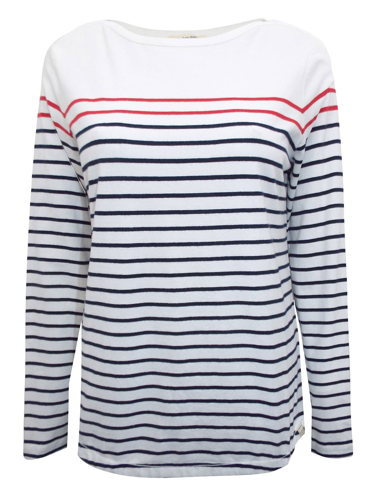 FAT FACE - - Fat Face ASSORTED Long Sleeve Breton Stripe T-Shirt - Size ...