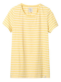 FF LEMON Organic Cotton Breton Stripe T-Shirt - Size 8 to 12