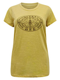 FF MID-YELLOW Eden Queen Bee Graphic T-Shirt - Size 8 to 10