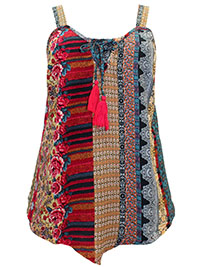 JB MULTI Tile Print Cami - Size 14 to 18