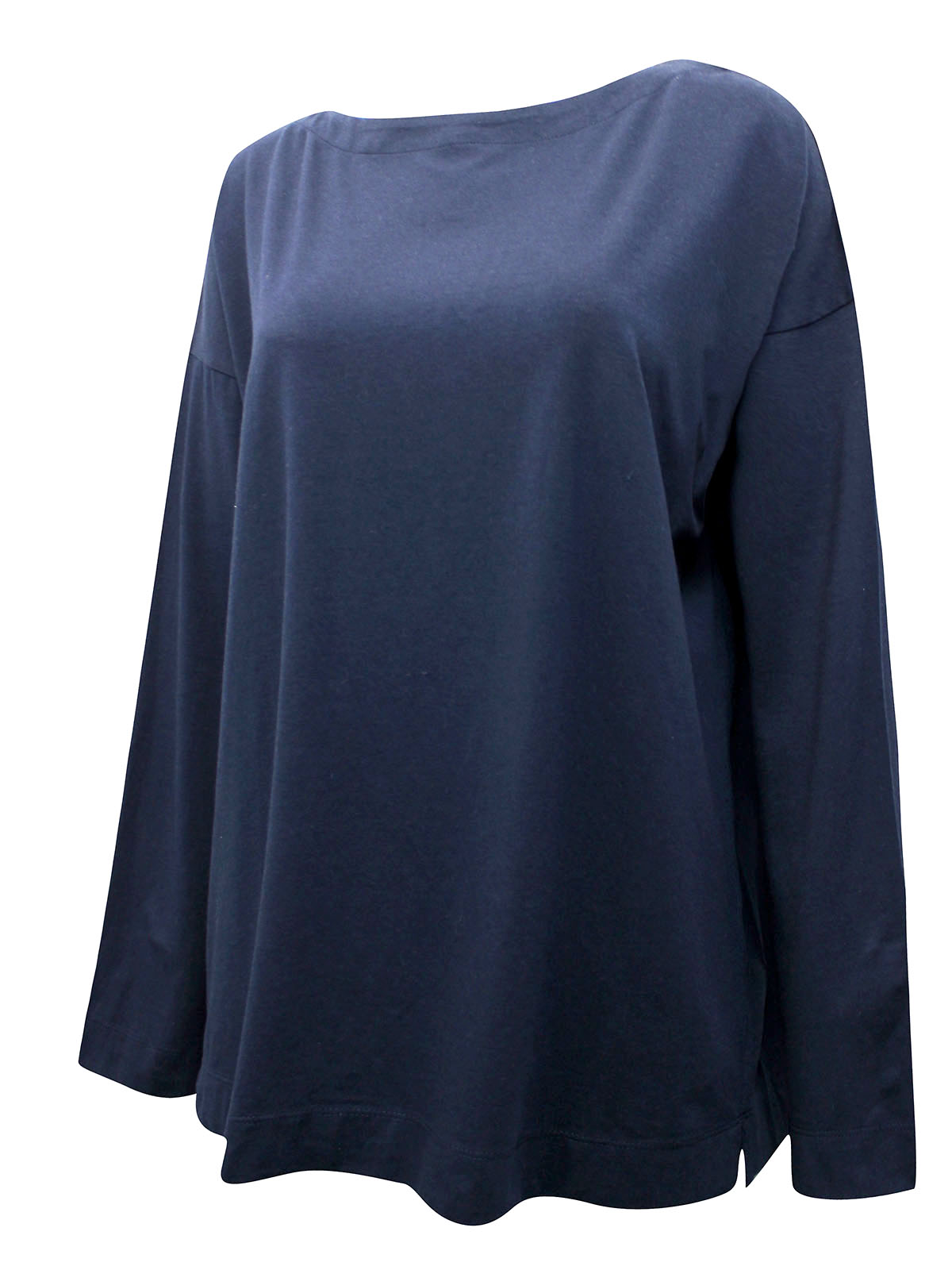 J.Jill - - J.Jill NAVY Luxe Supima Forward Seam Top - Size 8