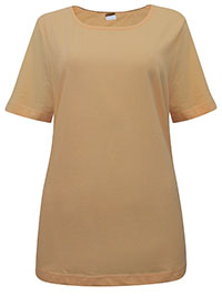 PEACH Short Sleeve T-Shirt - Plus Size 20 to 28