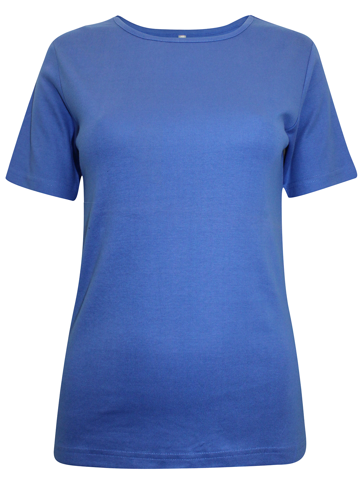 Blancheporte Ladies Clothing - - BLUE Pure Cotton Short Sleeve T-Shirt ...