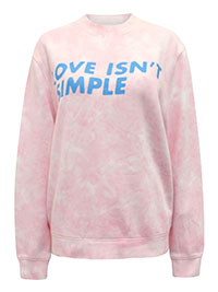 PINK Love Isn't Simple Sunday Sweatshirt - Size 10 to 12 (S to M)