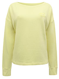 LEMON Organic Cotton Embroidered Graphic Sweatshirt - Size XXS to XXL