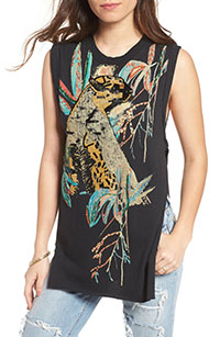 FP BLACK Pure Cotton Jungle Bay Embroidered Tunic - Size 4/6 to 16/18 (XS to L)