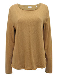 MoP TOFFEE Organic Cotton Long Sleeve T-Shirt - Size 8 to 16 (XS to XL)