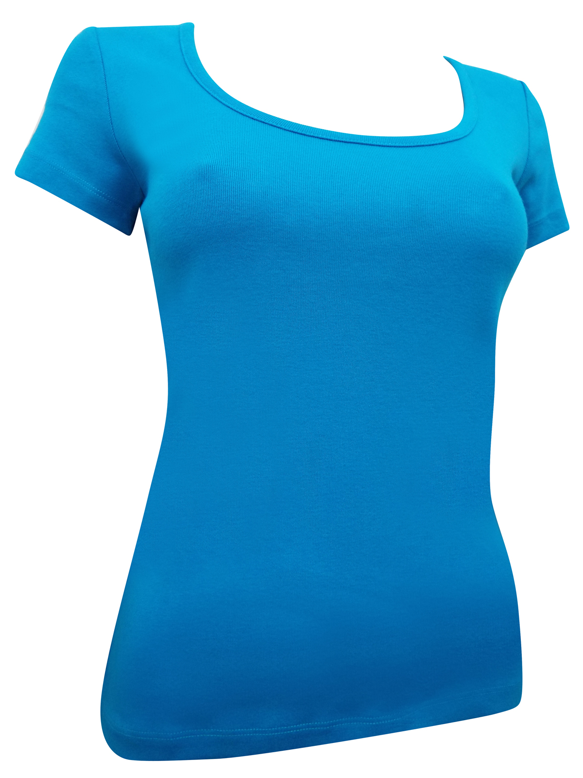 Dorothy Perkins - - D.P3rkins BLUE Pure Cotton Short Sleeve T-Shirt ...