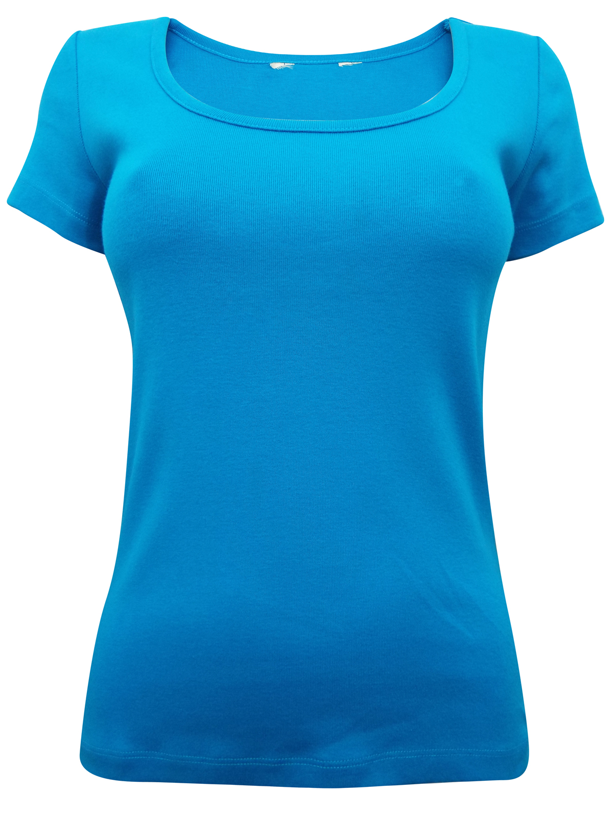 Dorothy Perkins - - D.P3rkins BLUE Pure Cotton Short Sleeve T-Shirt ...