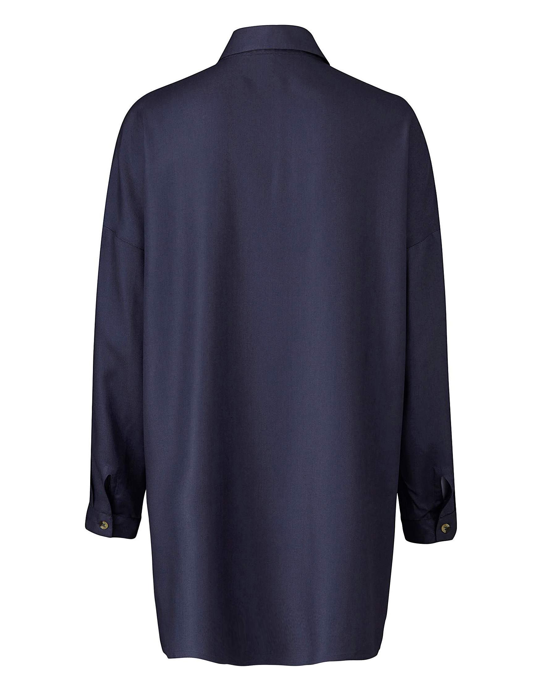 Capsule - - Capsule DARK-GREY Oblong Hem Shirt - Size 10 to 32