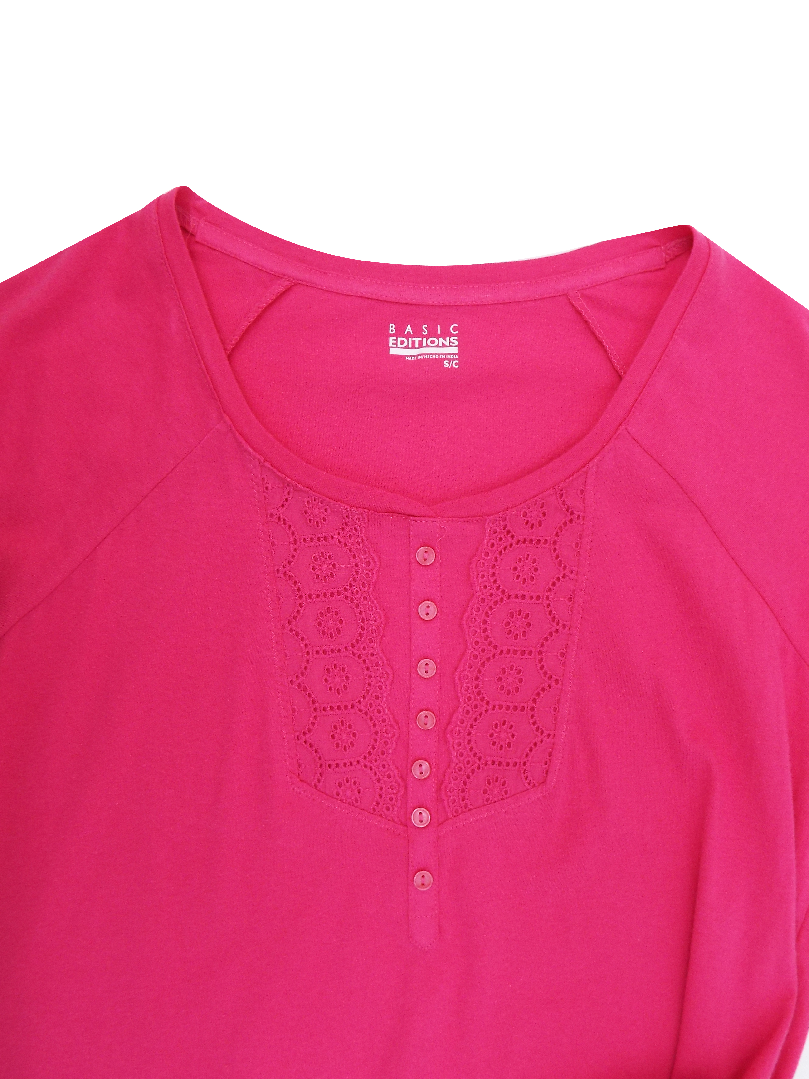 Plus Sizes Ladies Clothing by Basic Editions - - PINK Broderie Anglaise ...